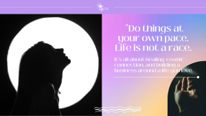 Gradient Aesthetic Cosmic Business Coach Facebook Cover